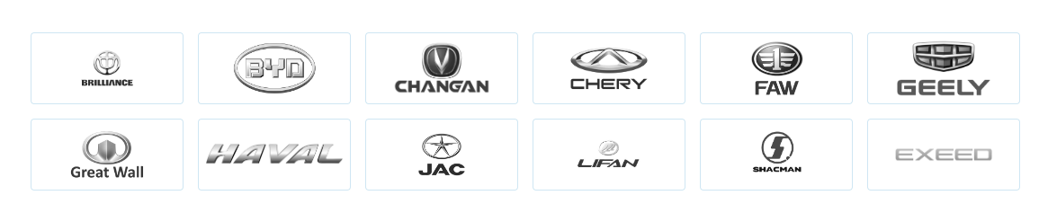 identification of Chinese brands vehicles