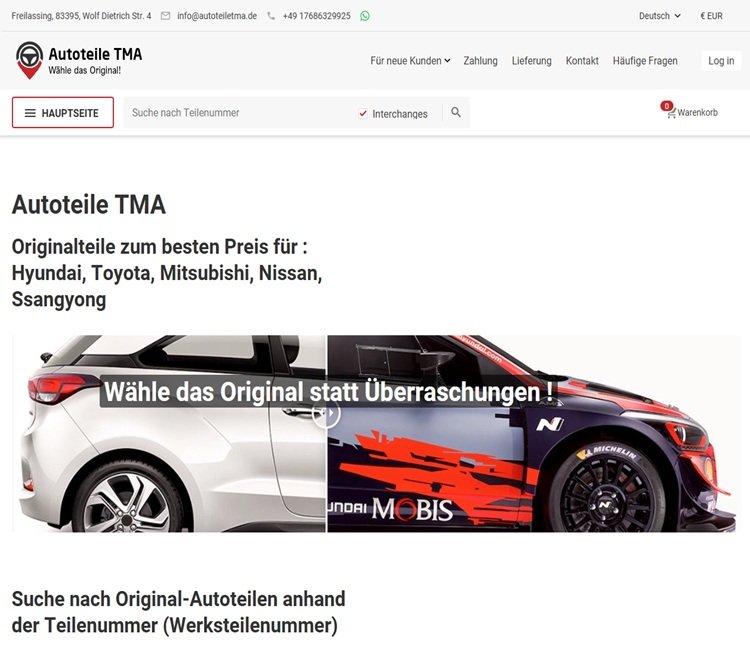 autoteile tma online store